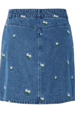 Outlet Pcfreia Short Denim Skirt Fsy Nederdele