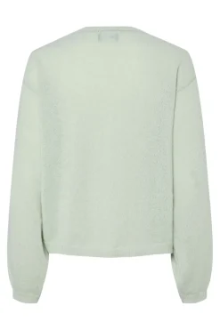 Pieces Bluser & Skjorter|Strik<Pcida Ls O-Neck Knit Pwp Mm