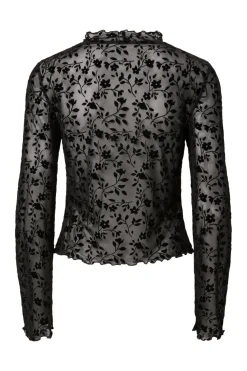 New Pcislie Ls Tie Top Jsr Fsy Pp Bluser & Skjorter