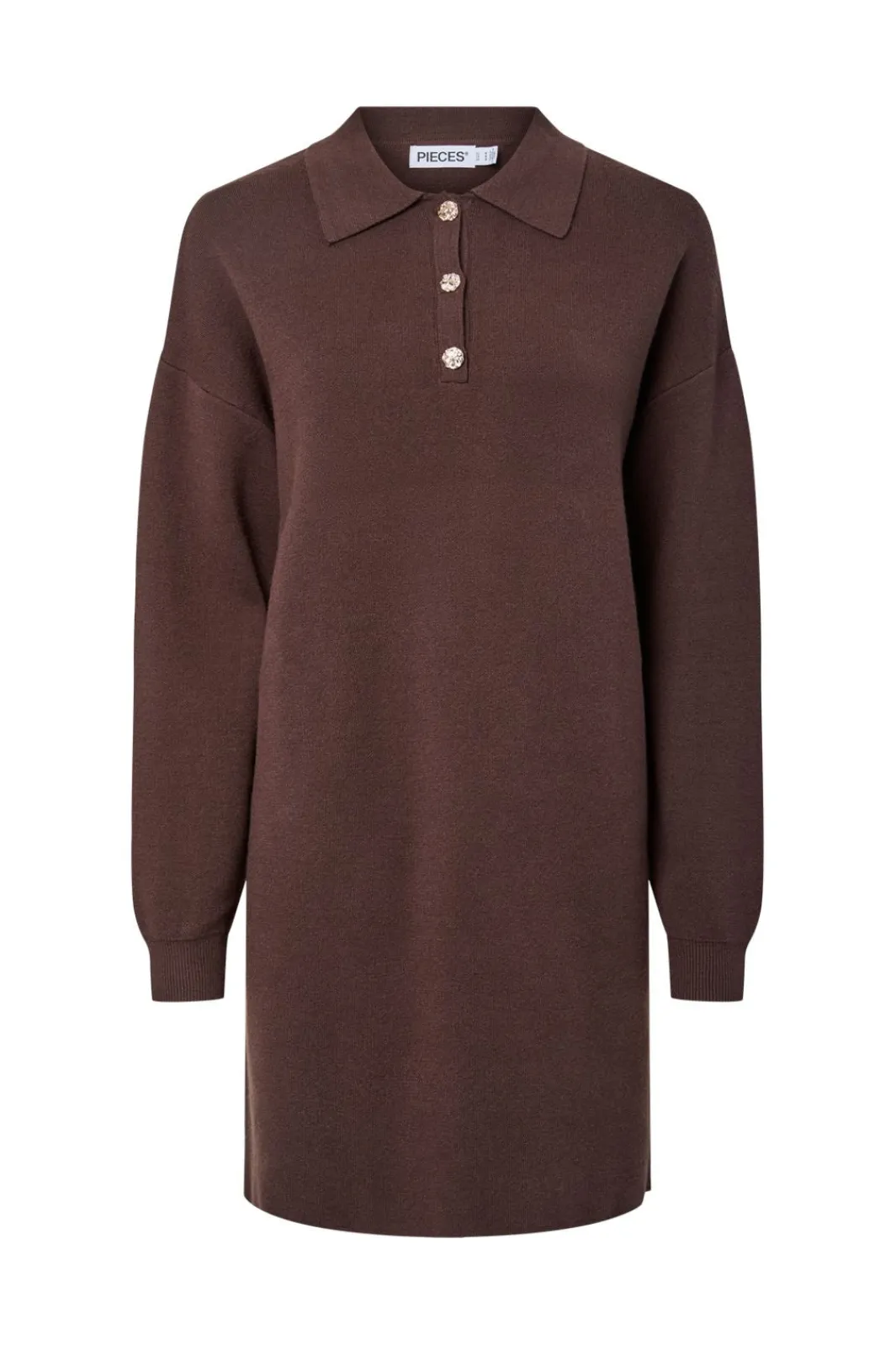 Clearance Pcjassy Ls Polo Knit Dress Kjoler
