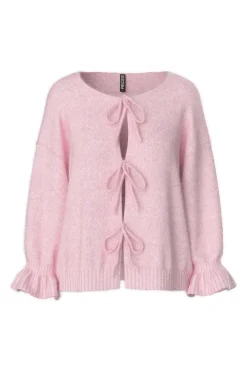 Pieces Cardigans|Ammevenligt Tøj<Pcjimma Ls O-Neck Tie Knit Cardigan