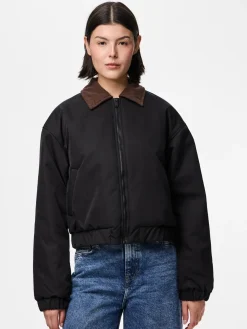 Clearance Pcjorma Short Padded Bomber Jacket Overtøj & Jakker