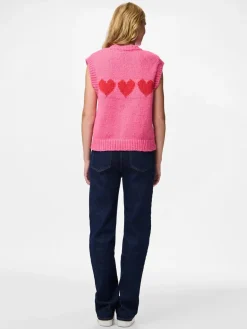 Discount Pcjove Sl O-Neck Knit Vest Veste