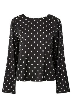 Pieces Sæt 🛍️|Bluser & Skjorter<Pcjytta Ls Satin Top