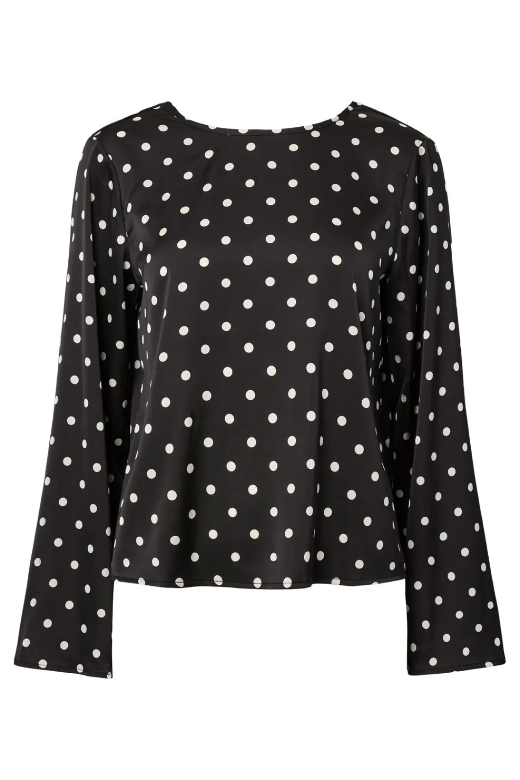 Pieces Sæt 🛍️|Bluser & Skjorter<Pcjytta Ls Satin Top