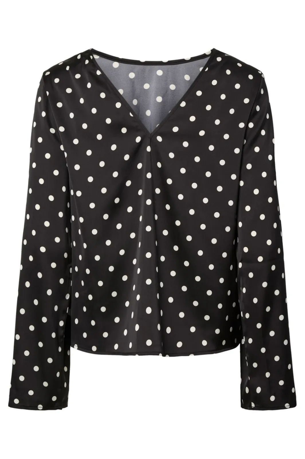 Pieces Sæt 🛍️|Bluser & Skjorter<Pcjytta Ls Satin Top