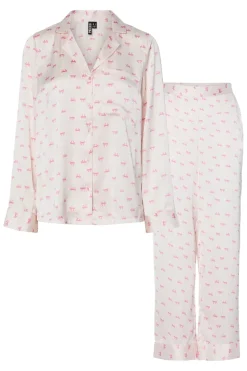 Pieces Nattøj & Lingeri<Pcjytte Xmas Satin Night Set