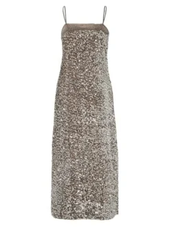 Pieces Kjoler<Pckam Sl Ankle Slip Dress