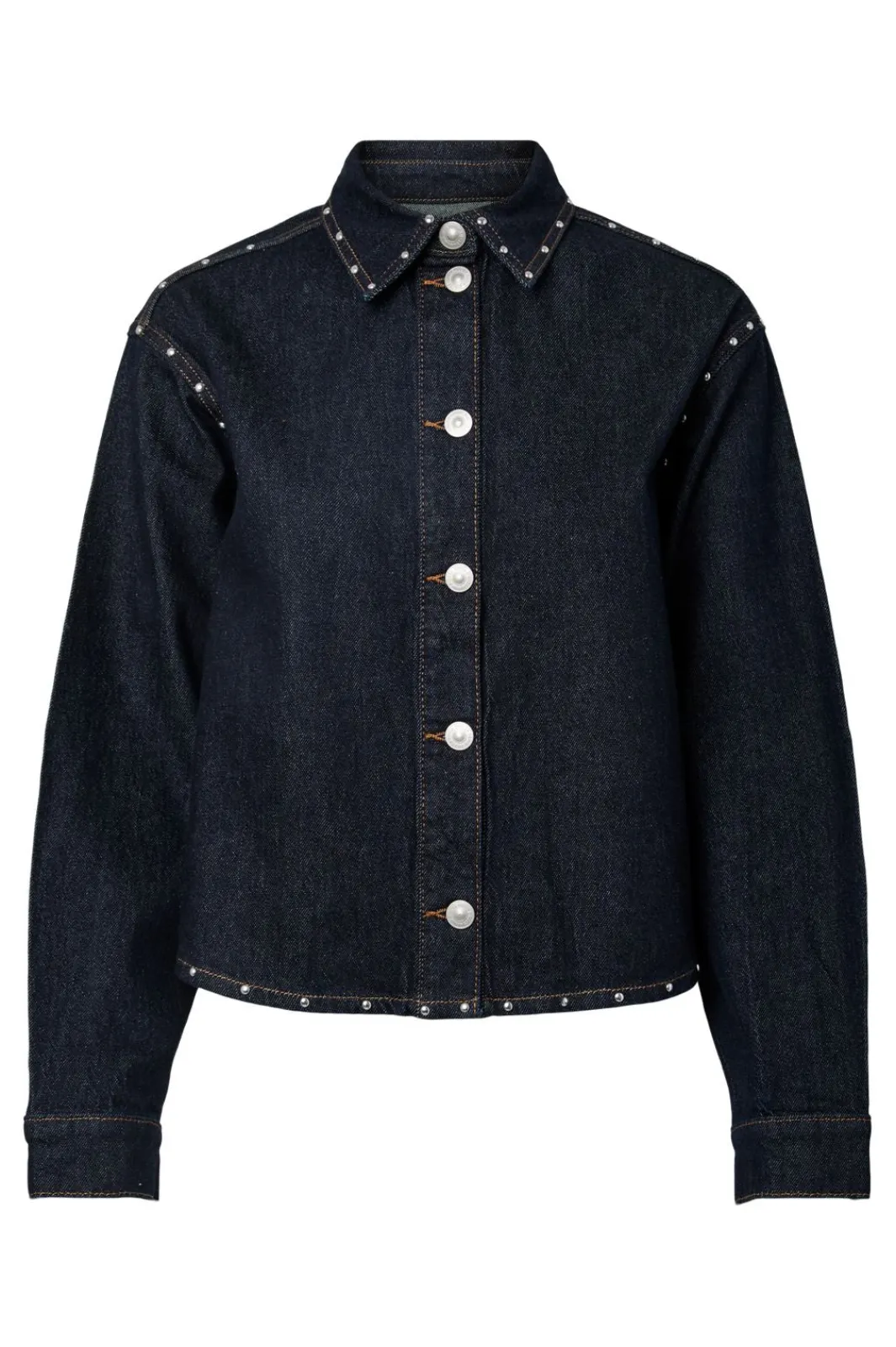 Pieces Sæt 🛍️|Bluser & Skjorter<Pckarla Ls Denim Shirt Fsy Pp
