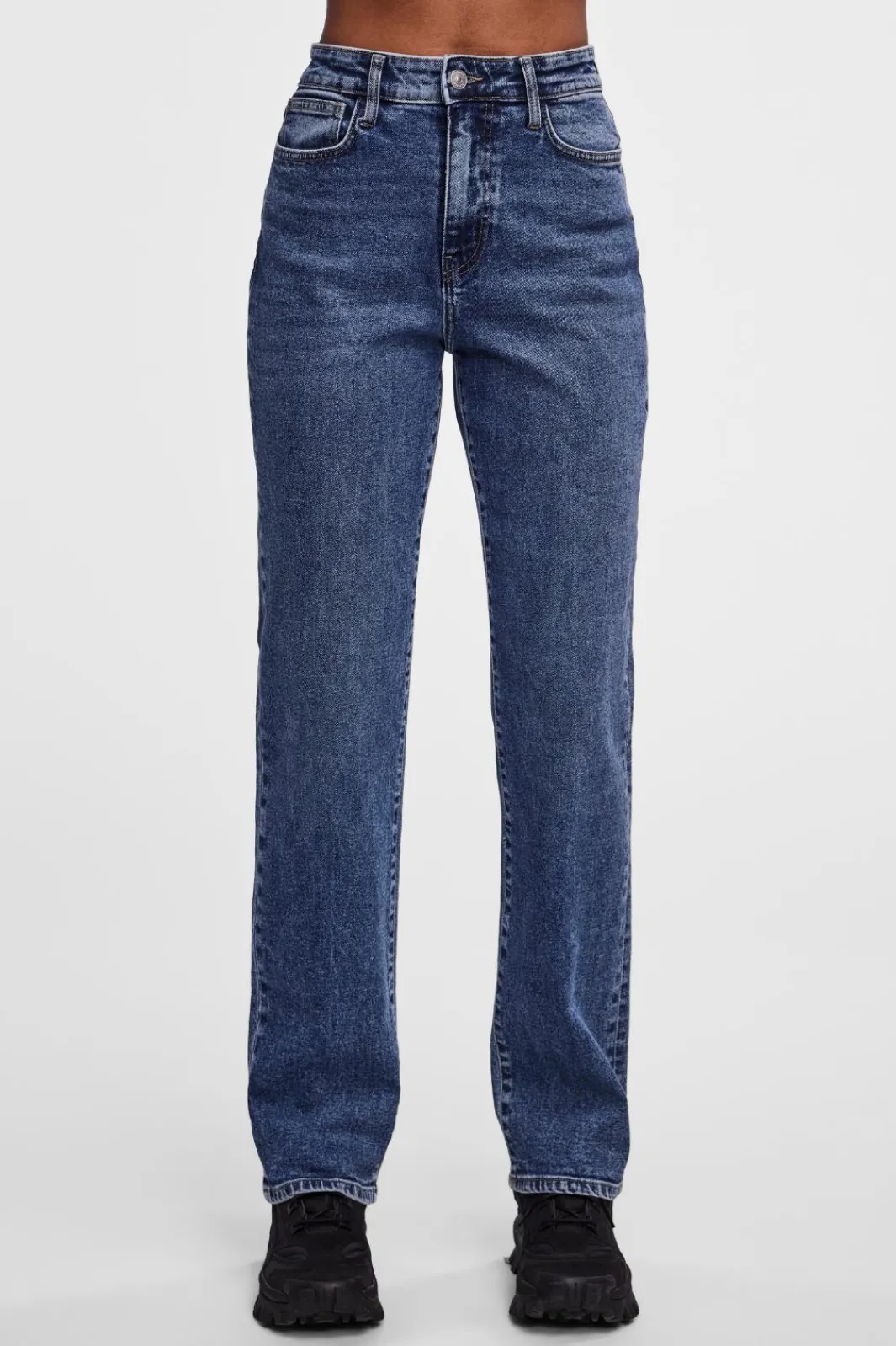 Pieces Bukser, Jeans & Leggings<Pckelly Straight Jeans Mb402