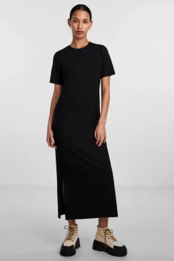 Online Pckylie Ss O-Neck Ankle Dress Kjoler