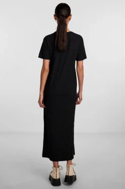 Online Pckylie Ss O-Neck Ankle Dress Kjoler