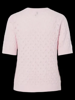 Pieces Strik|Bluser & Skjorter<Pclelou Ss O-Neck Knit