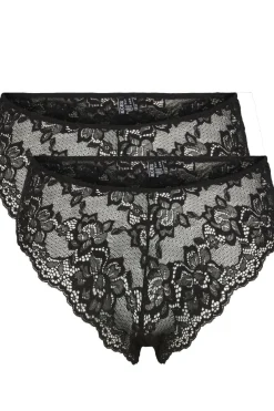 Pieces Nattøj & Lingeri<Pclina Lace Wide Brief 2-Pack