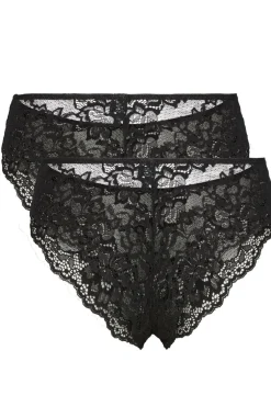 Pieces Nattøj & Lingeri<Pclina Lace Wide Brief 2-Pack