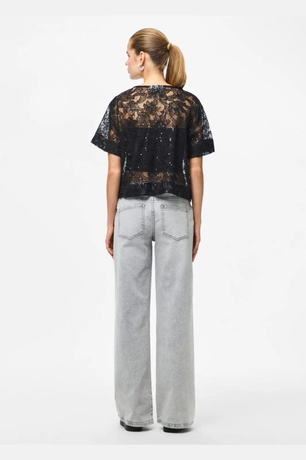 Pieces Sæt 🛍️|T-Shirts & Toppe<Pclouise 2/4 V-Neck Tie Top