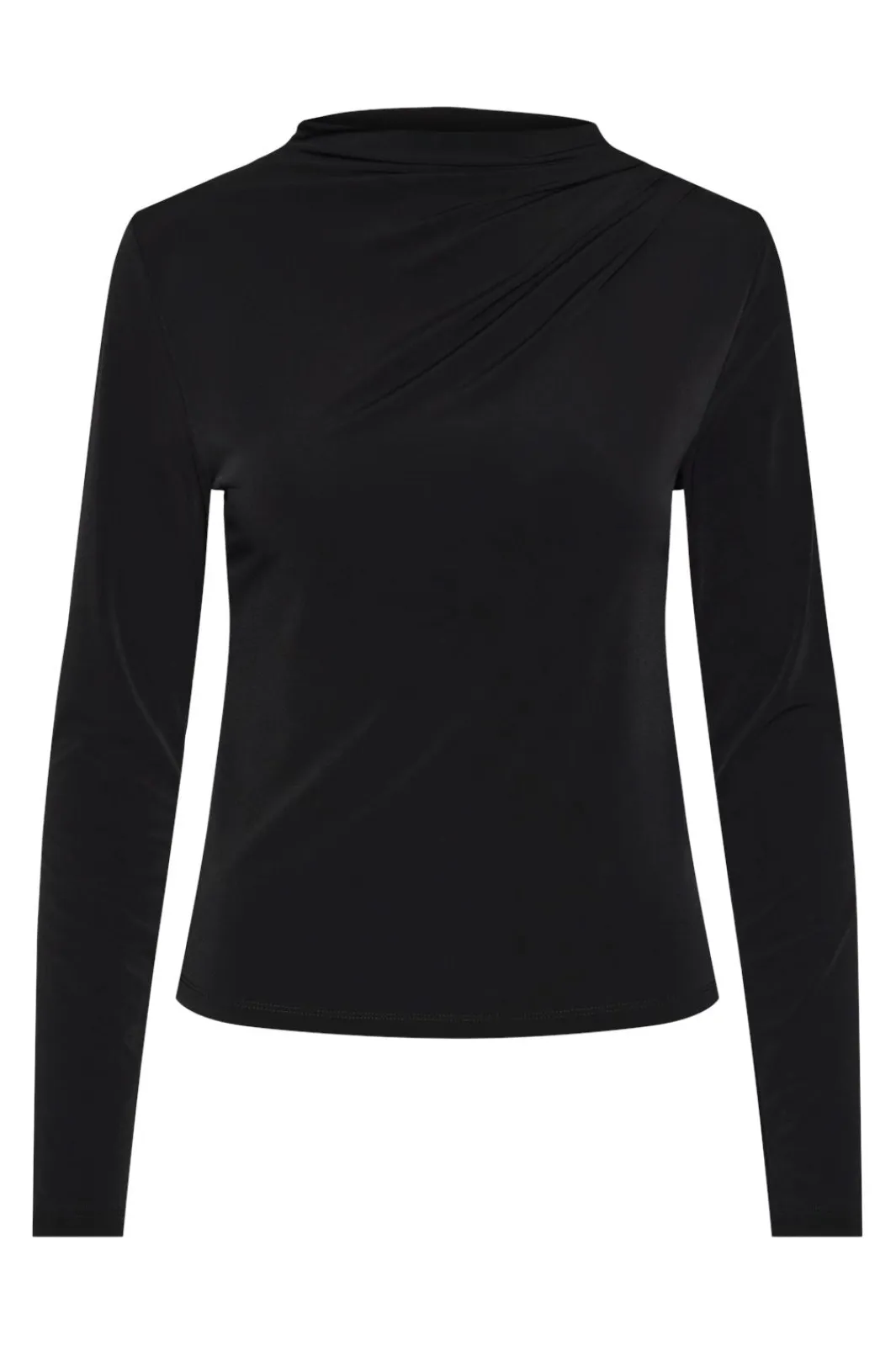 Clearance Pcmadison Ls Draped Top Bluser & Skjorter