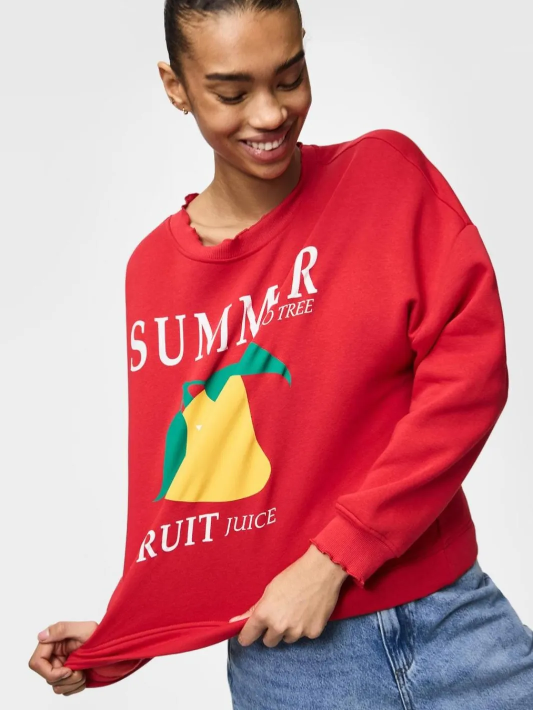 Pieces Sweatsæt & Comfy Wear|Bluser & Skjorter<Pcmaliah Ls Print Sweat