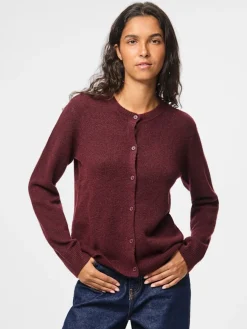 Pieces Cardigans|Ammevenligt Tøj<Pcmalou Ls Knit Cardigan
