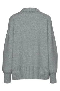 Pieces Strik|Bluser & Skjorter<Pcmalou Ls Polo Knit