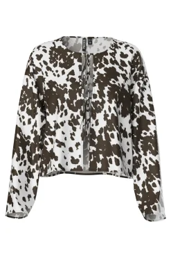 Discount Pcmari Ls V-Neck Tie Top Bluser & Skjorter|Sæt 🛍️
