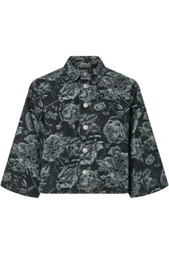 Pieces Sæt 🛍️|Bluser & Skjorter<Pcmarosa 3/4 Sl Denim Shirt