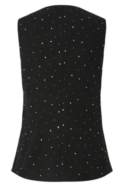 Outlet Pcmichelle Rhinestone Waistcoat Veste