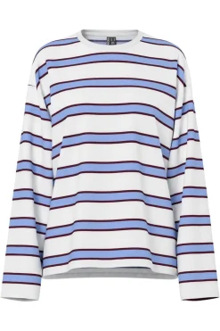 Online Pcmila Ls Loose Tee Bluser & Skjorter