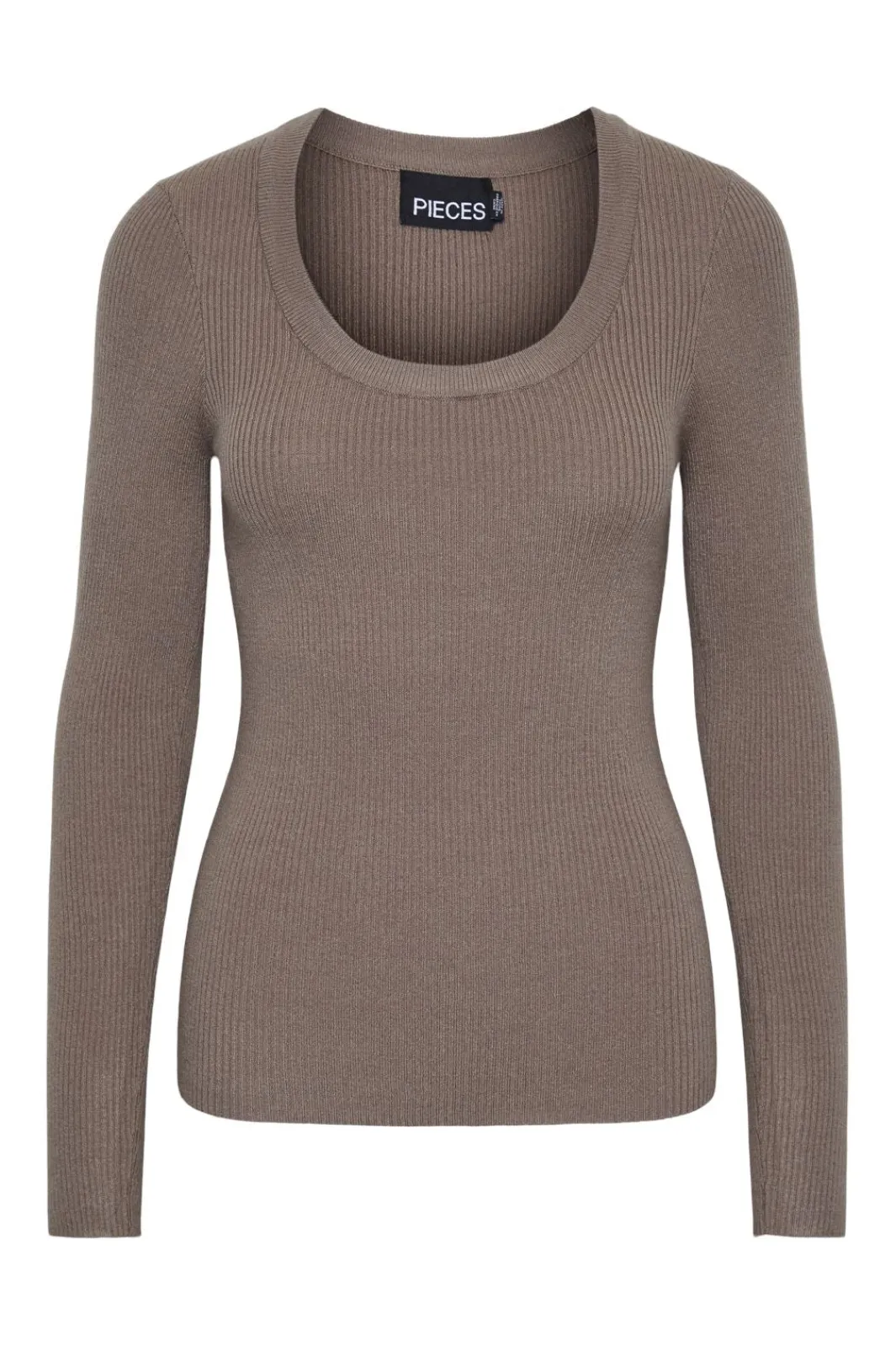 Pieces Bluser & Skjorter|Strik<Pcmira Ls U-Neck Knit