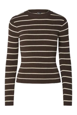 Pieces Strik|Bluser & Skjorter<Pcmira New Ls O-Neck Knit