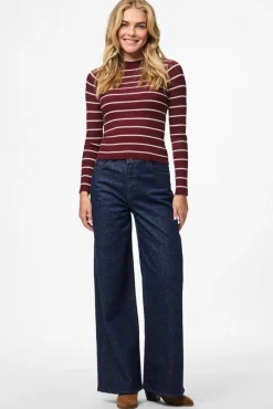 Clearance Pcmira New Ls O-Neck Knit Strik|Bluser & Skjorter