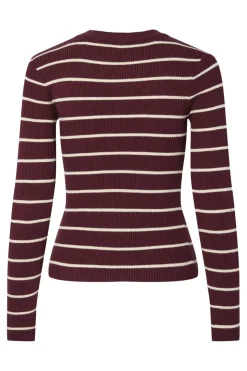 Clearance Pcmira New Ls O-Neck Knit Strik|Bluser & Skjorter