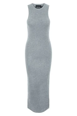 Pieces Kjoler<Pcnanu Sl High Neck Ankl. Knit Dress
