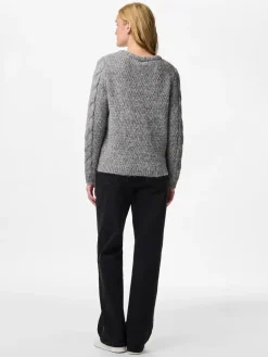 Pieces Strik|Bluser & Skjorter<Pcnina Ls V-Neck Knit