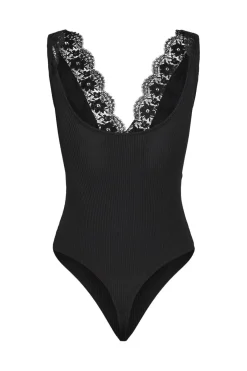 Best Pcnoami Sl Lace Bodystocking Bluser & Skjorter|Nattøj & Lingeri
