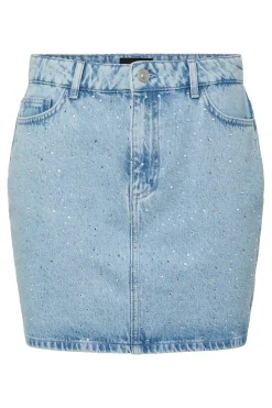 Pieces Sæt 🛍️|Nederdele<Pcnoel Short Denim Skirt Pp