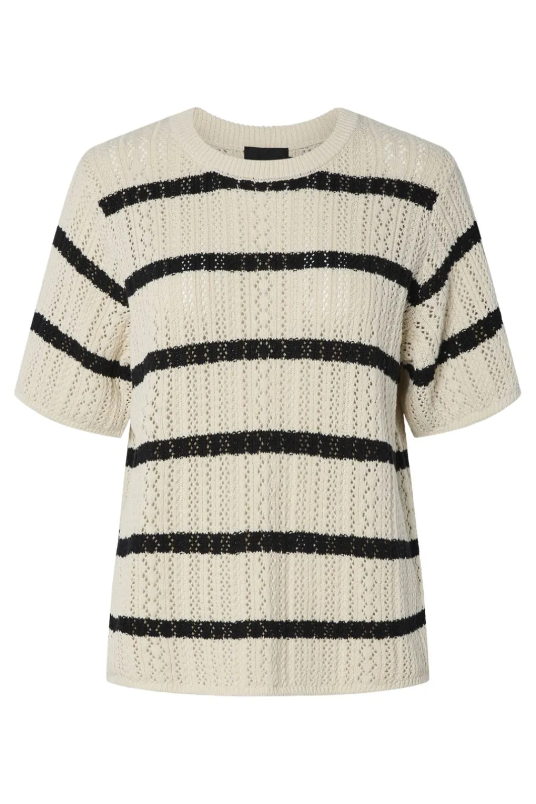 Outlet Pcnuka Ss O-Neck Knit 17158293 Bluser & Skjorter|Strik