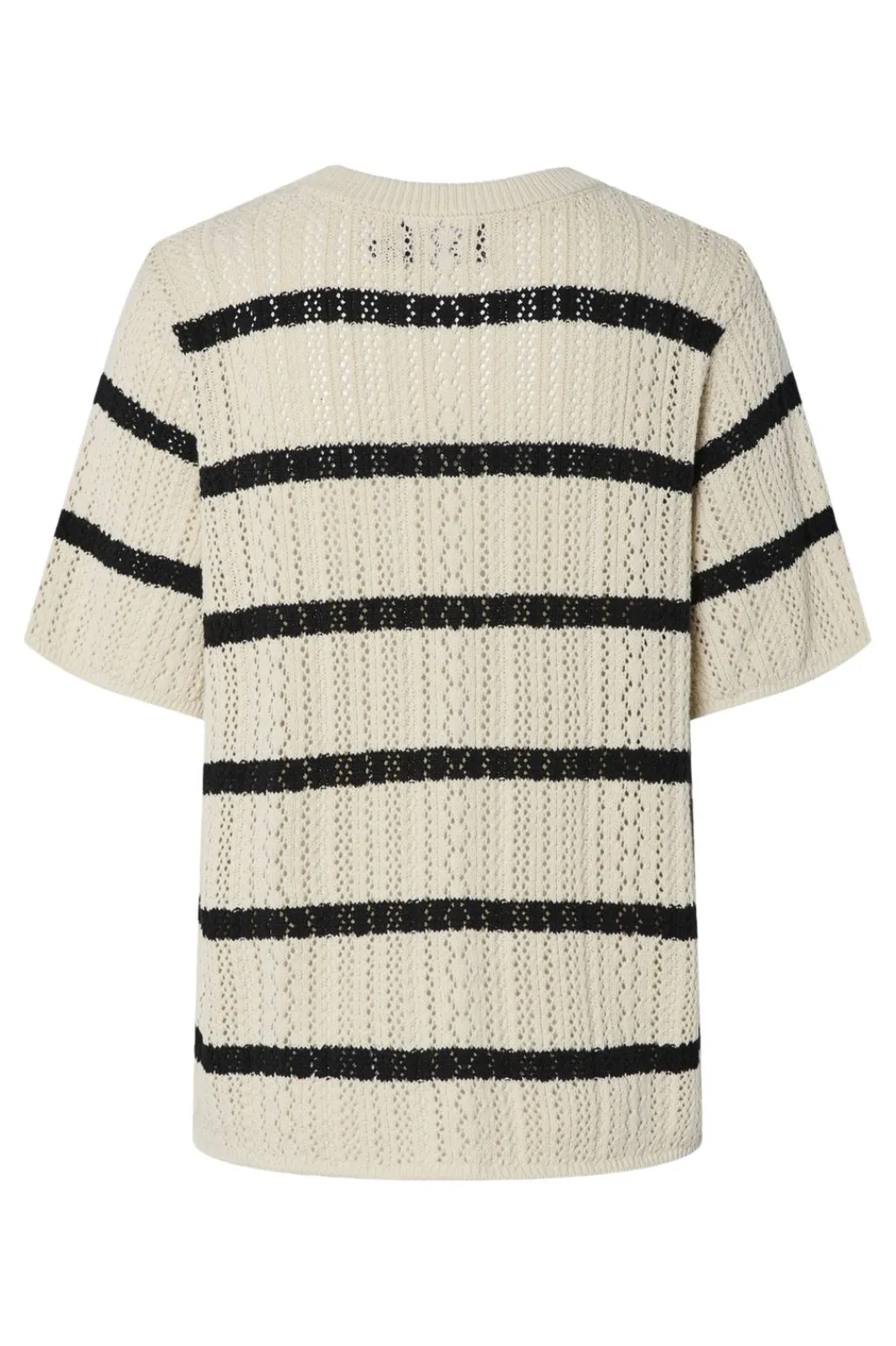 Outlet Pcnuka Ss O-Neck Knit 17158293 Bluser & Skjorter|Strik