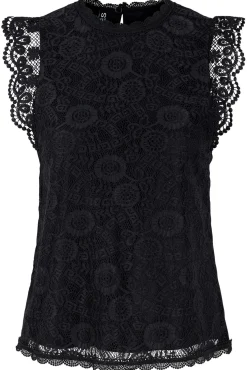New PcOlline Sl Lace Top T-Shirts & Toppe