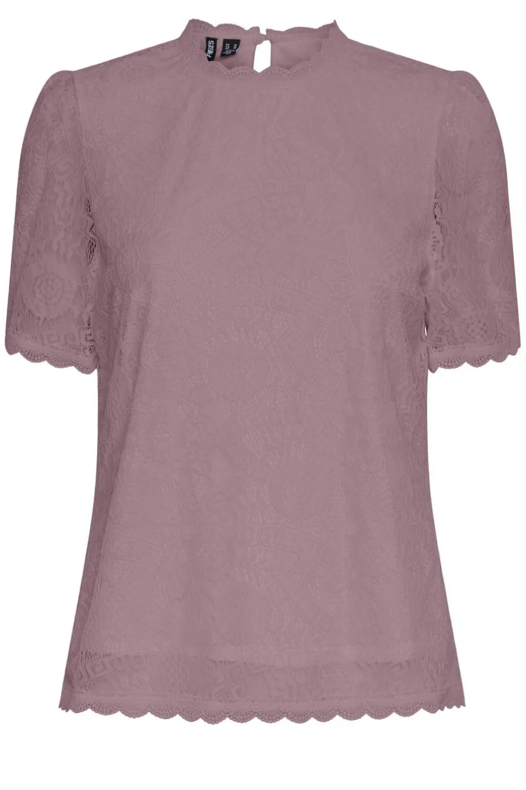 Pcolline Ss Lace Top T-Shirts & Toppe