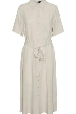 Sale Pcpia 2/4 Midi Shirt Dress Kjoler|Ammevenligt Tøj