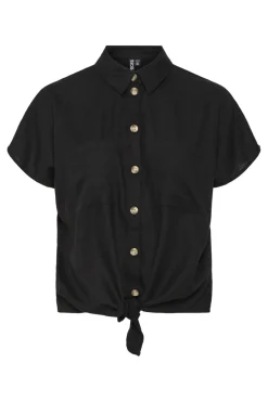 Pieces Bluser & Skjorter|Ammevenligt Tøj<Pcpia Ss Tie Shirt
