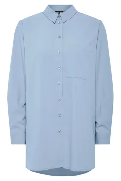 Pieces Bluser & Skjorter|Ammevenligt Tøj<Pcpoppy Ls Oxford Loose Shirt
