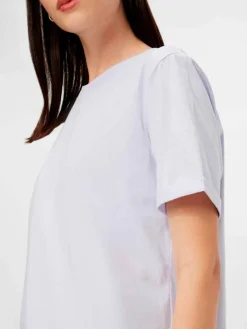 Pieces T-Shirts & Toppe<PcRia SS Fold Up Tee