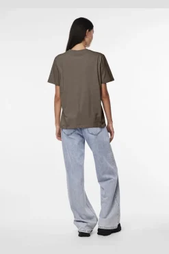 Pieces T-Shirts & Toppe<Pcria Ss Solid Tee