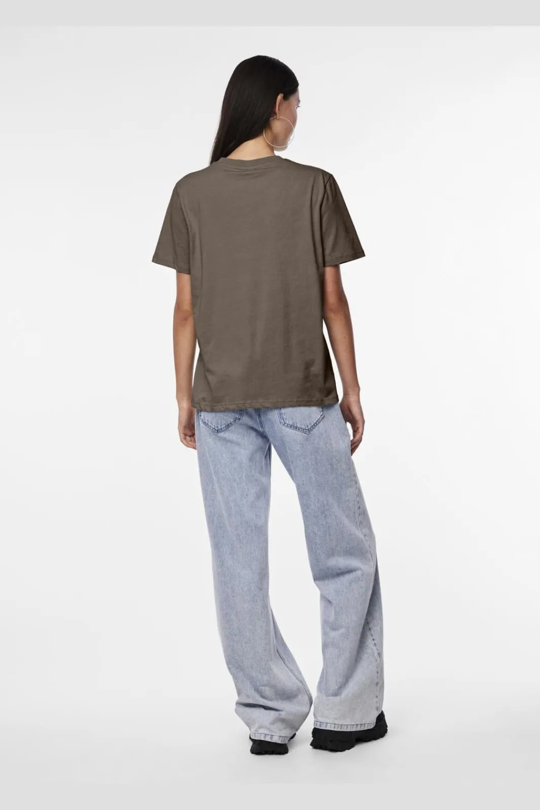 Pieces T-Shirts & Toppe<Pcria Ss Solid Tee