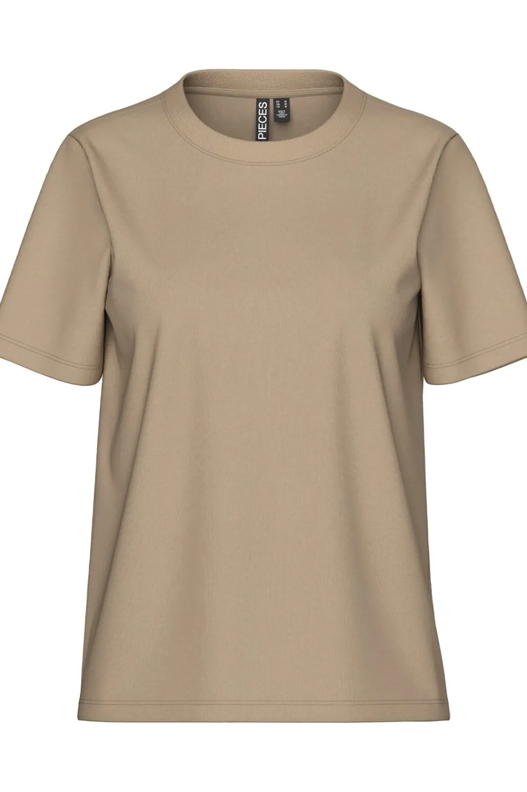 Pieces T-Shirts & Toppe<Pcria Ss Solid Tee