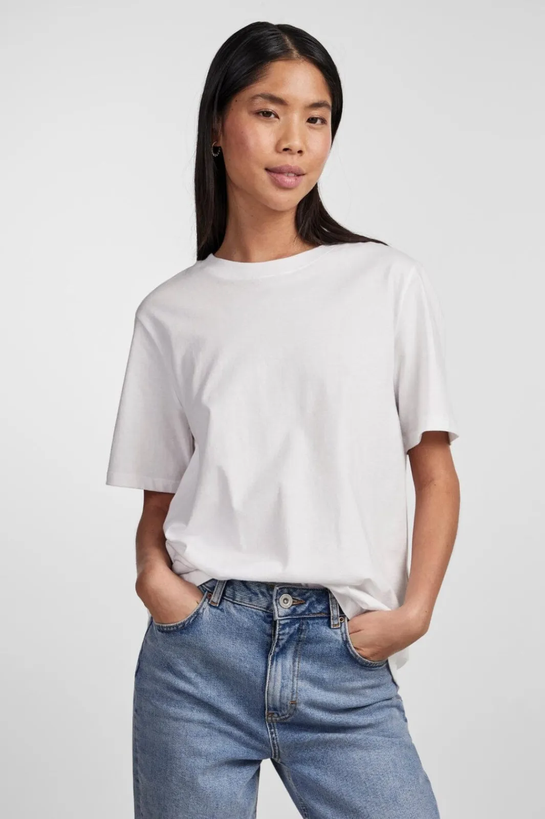 Outlet Pcria Ss Solid Tee T-Shirts & Toppe