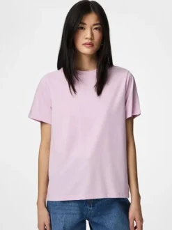 Sale Pcria Ss Solid Tee T-Shirts & Toppe