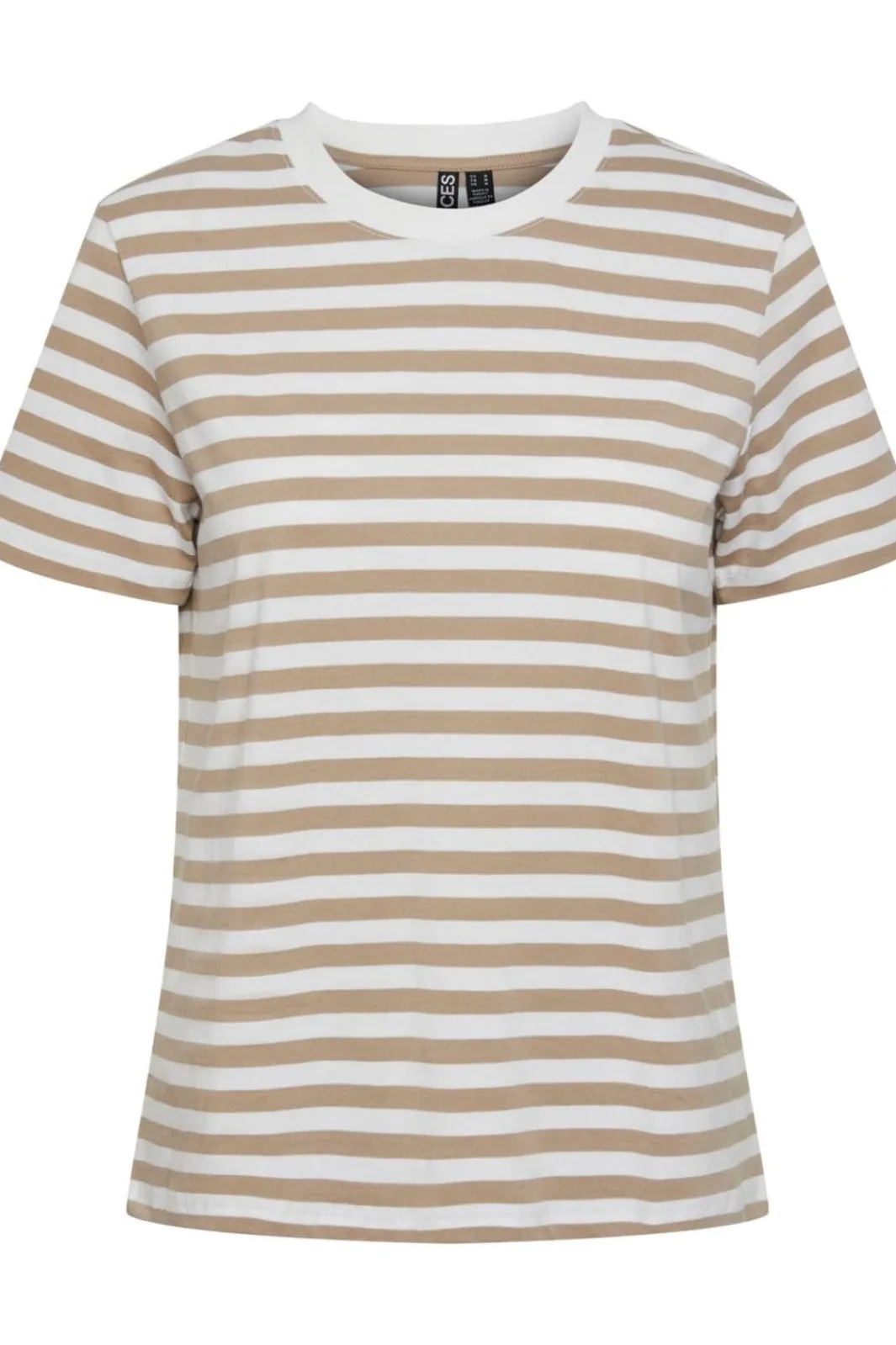 Pieces T-Shirts & Toppe<Pcria Ss Tee Stripes